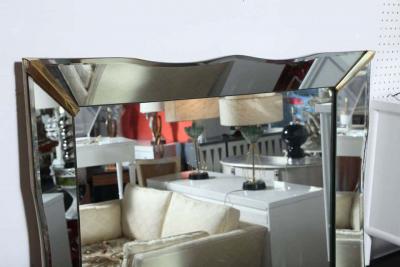 Art Deco rectangular mirror