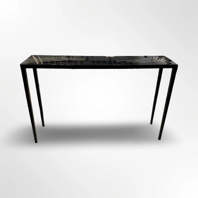 Art Deco style lacquered console table