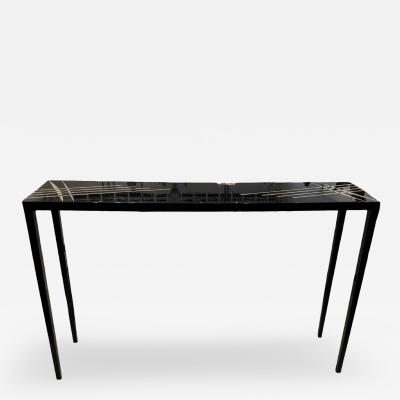 Art Deco style lacquered console table