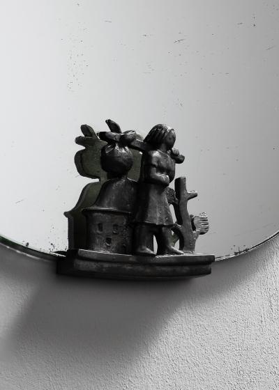 Art Deco wall mirror