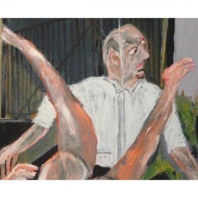 Art Expressionist Oil Painting by Artist Michael Hafftka Summer Murder