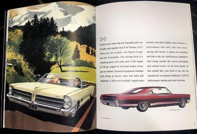 Art Fitzpatrick 1965 Pontiac 2 2 Convertible Advertisement Brochure Vintage Cars