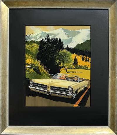 Art Fitzpatrick 1965 Pontiac 2 2 Convertible Advertisement Brochure Vintage Cars