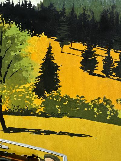 Art Fitzpatrick 1965 Pontiac 2 2 Convertible Advertisement Brochure Vintage Cars