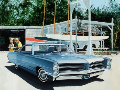 Art Fitzpatrick Pontiac Ventura Ad Photo Realism Vintage Cars Automobilia