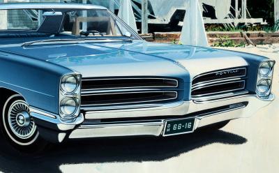 Art Fitzpatrick Pontiac Ventura Ad Photo Realism Vintage Cars Automobilia