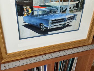 Art Fitzpatrick Pontiac Ventura Ad Photo Realism Vintage Cars Automobilia