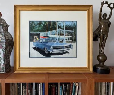 Art Fitzpatrick Pontiac Ventura Ad Photo Realism Vintage Cars Automobilia