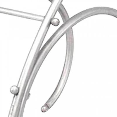 Art Modern Chrome Scroll Umbrella Stand