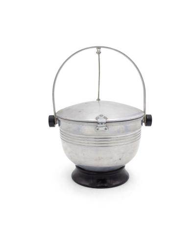Art Moderne Aluminum Ice Bucket