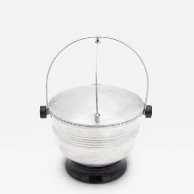 Art Moderne Aluminum Ice Bucket
