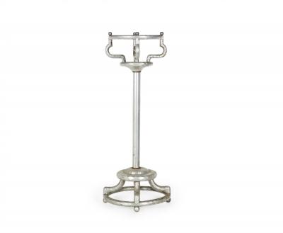 Art Moderne Aluminum Ice Bucket Stand