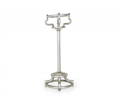 Art Moderne Aluminum Ice Bucket Stand