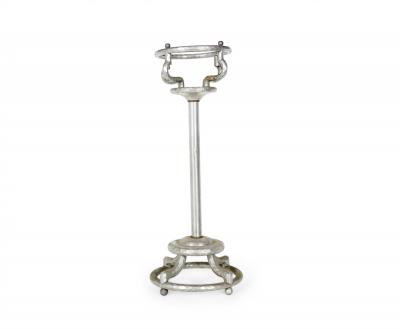 Art Moderne Aluminum Ice Bucket Stand