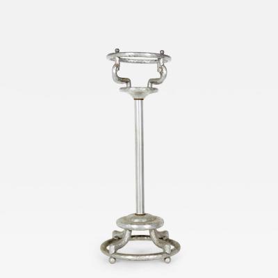 Art Moderne Aluminum Ice Bucket Stand