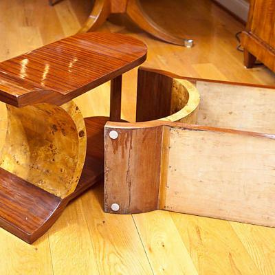 Art Moderne Low Table or a Pair of Side Tables