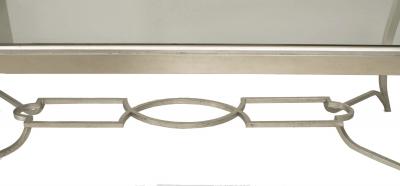 Art Moderne Style Bronze and Glass Coffee Table