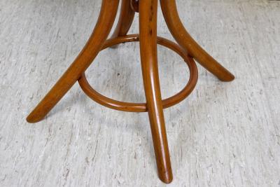Art Nouveau Bentwood Side Table Plant Stand by Mundus Austria circa 1900