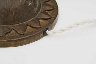 Art Nouveau Brass Table Lamp Europe 1900s