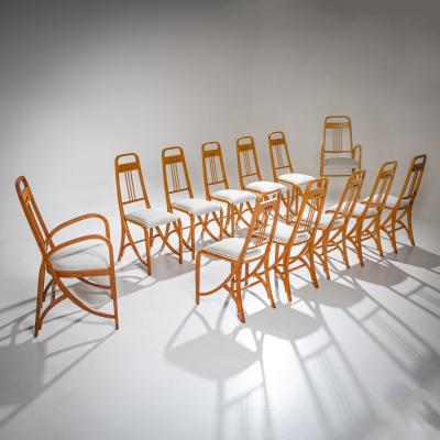 Art Nouveau Chairs Model 511 and 1511 by Brothers Thonet Vienna