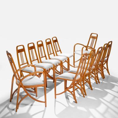 Art Nouveau Chairs Model 511 and 1511 by Brothers Thonet Vienna