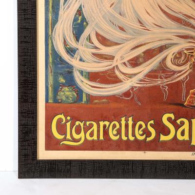 Art Nouveau Cigarettes Saphir Advertisement Poster