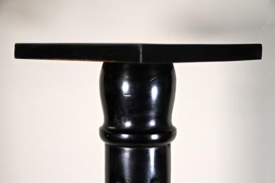 Art Nouveau Column Pedestal Ebonized Beechwood Austria circa 1900