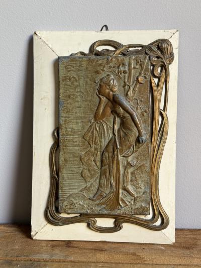 Art Nouveau Decorative Panels A Pair