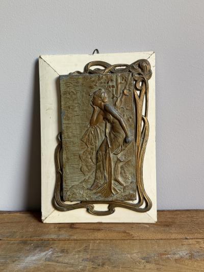Art Nouveau Decorative Panels A Pair