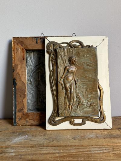 Art Nouveau Decorative Panels A Pair