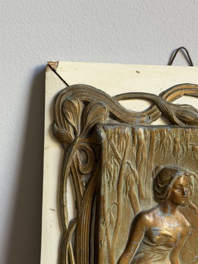 Art Nouveau Decorative Panels A Pair