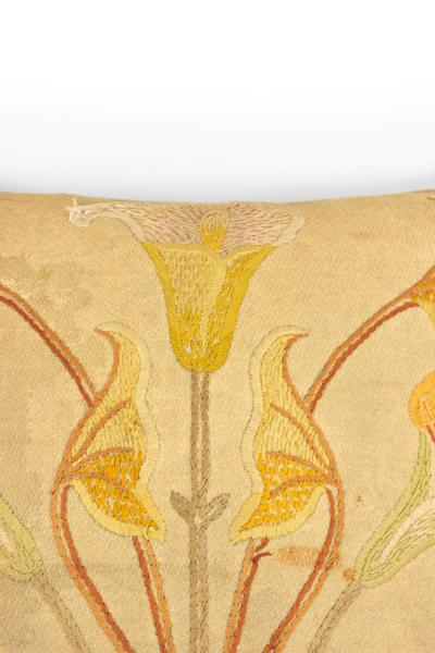Art Nouveau Embroidered Pillows
