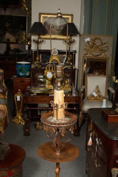 Art Nouveau Gothic Style Standing Lamp