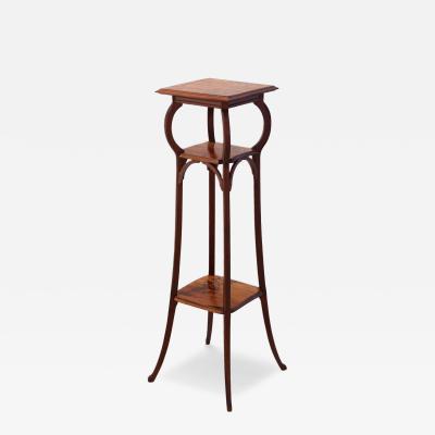 Art Nouveau Marquetry Console Table In The Style Of Louis Majorelle France