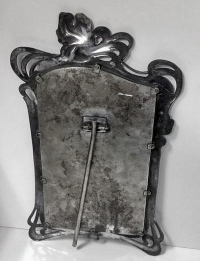 Art Nouveau Mirror Argentor c 1900