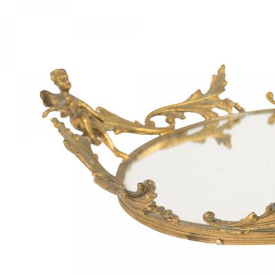Art Nouveau Mirrored Serving Tray