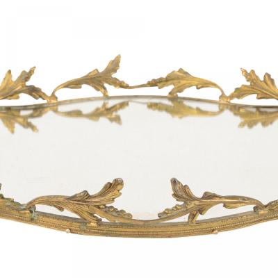 Art Nouveau Mirrored Serving Tray