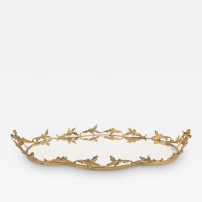Art Nouveau Mirrored Serving Tray