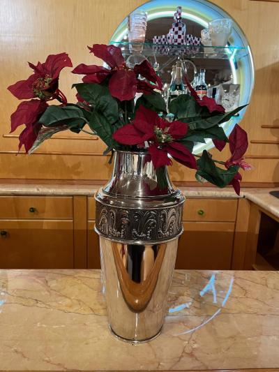 Art Nouveau Silver Pair of Urns