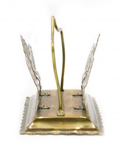 Art Nouveau Style Brass Butterfly Letter Holder