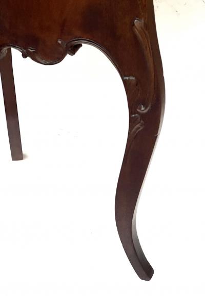 Art Nouveau Style Mahogany Circular Side Drinks Table