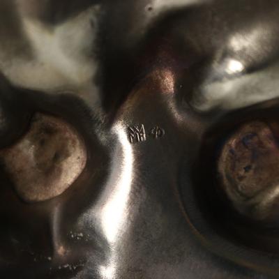 Art Nouveau WMF Fairy With Dove Lily Visiting Card Tray