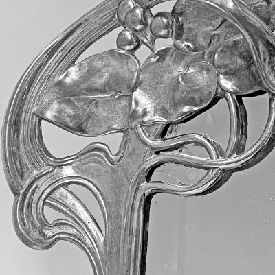 Art Nouveau WMF Maiden Table Mirror circa 1906 Germany