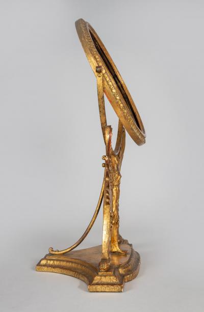 Art Nouveau Winged Victory Table Mirror