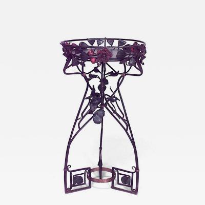 Art Nouveau Wrought Iron Fernery