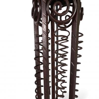 Art Nouveau wrought iron floor lamp 1920