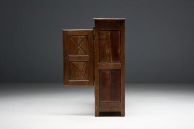 Art Populaire Alpine Cabinet France 19th Century