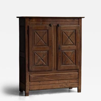 Art Populaire Alpine Cabinet France 19th Century