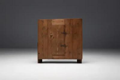 Art Populaire Alpine Cupboard France 19th Century