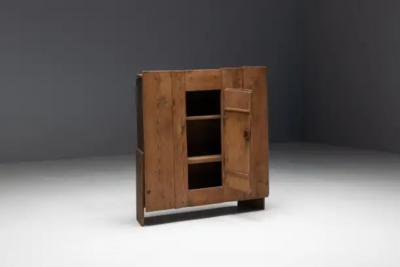 Art Populaire Alpine Cupboard France 19th Century